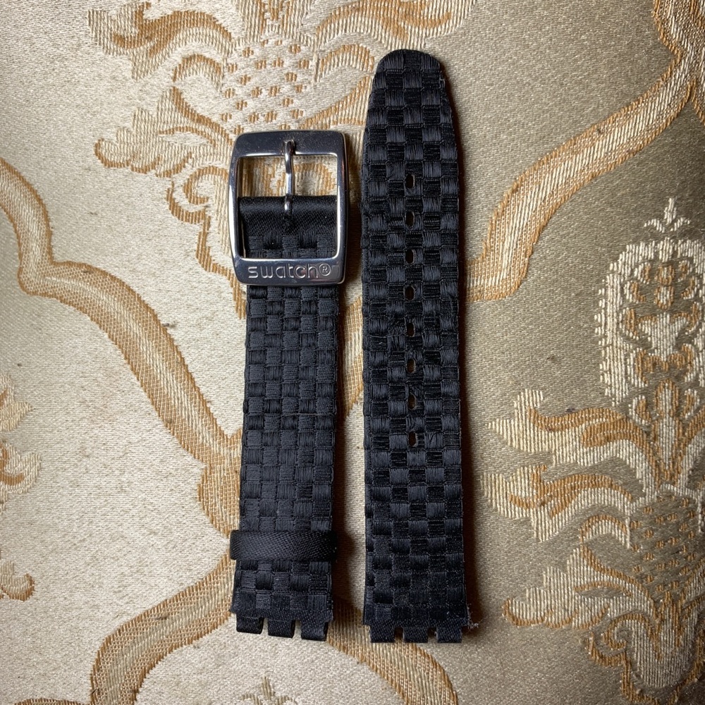 Swatch leather band